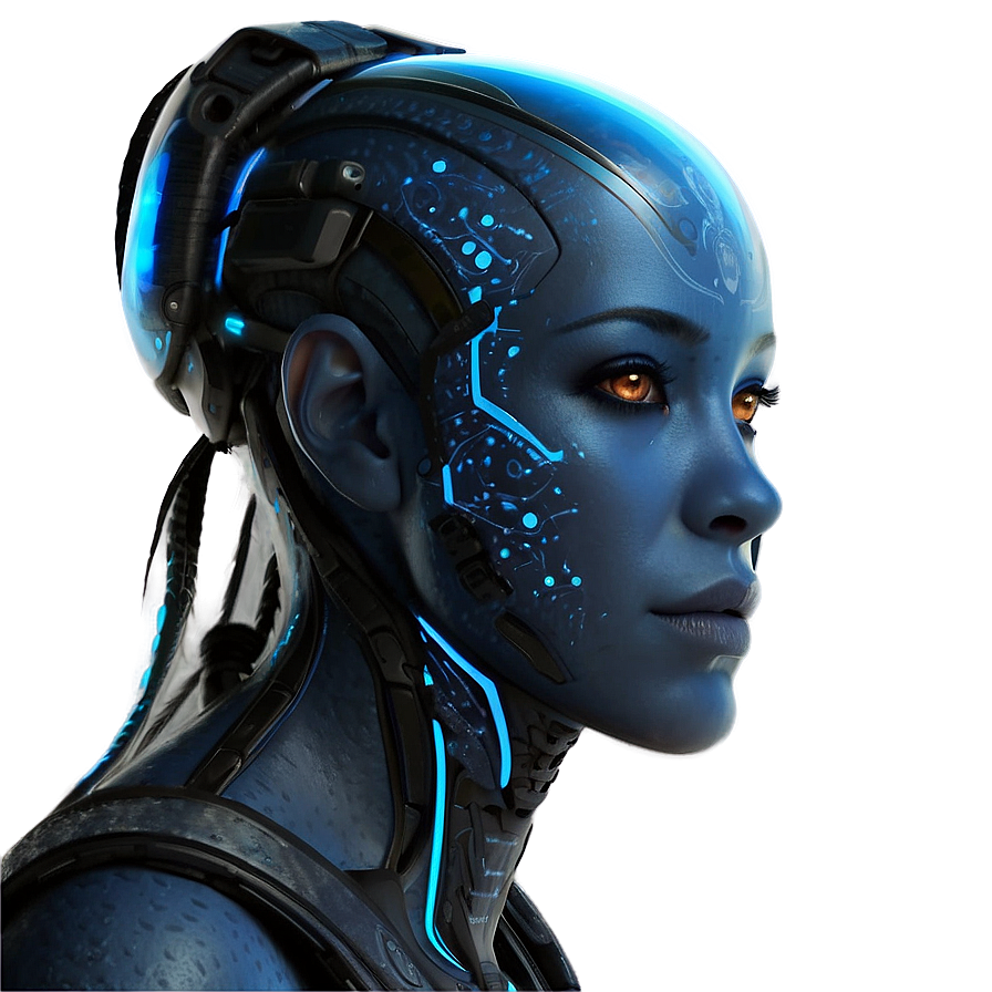 Sci-Fi Profile Avatar PNG csj4 PNG with transparent background