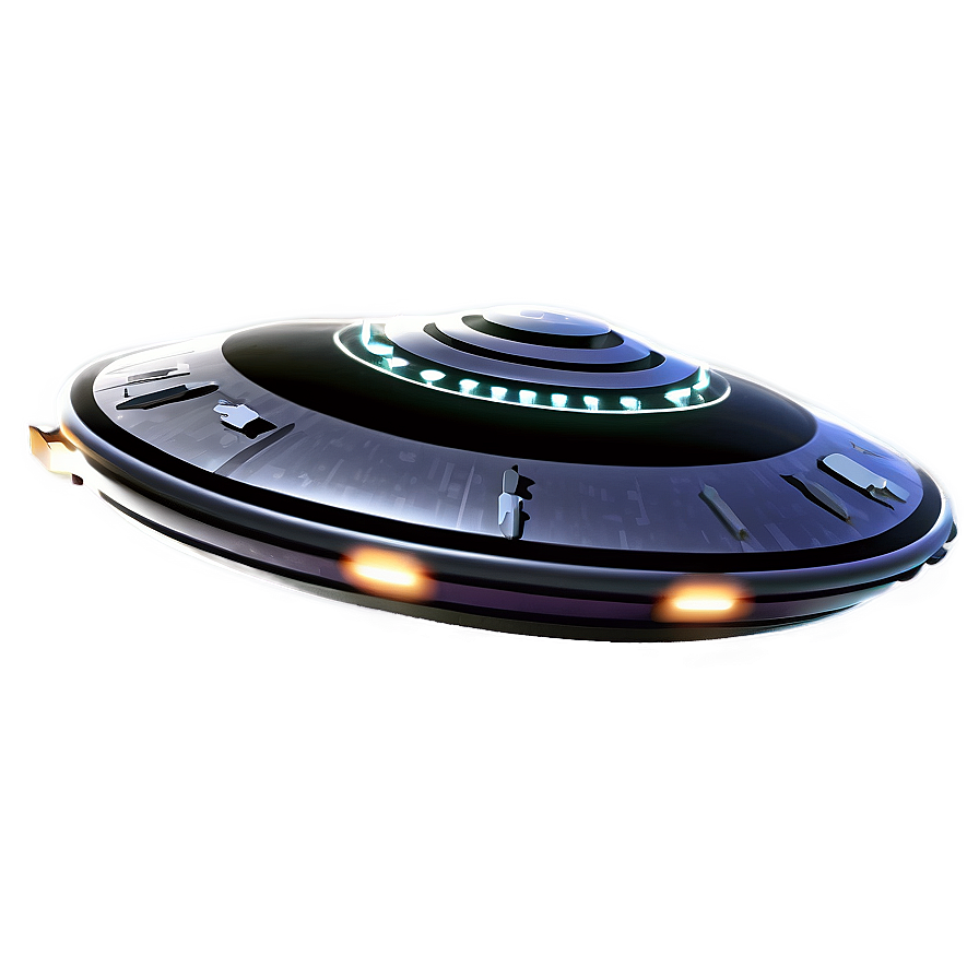 Sci-Fi UFO PNG 05042024 PNG with transparent background