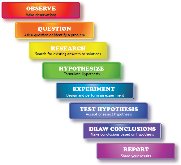 Scientific Method Steps Infographic