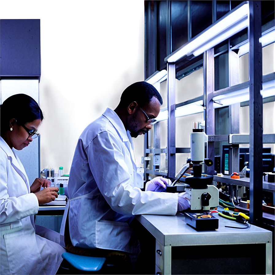 Scientists Working In Lab Png Bdo