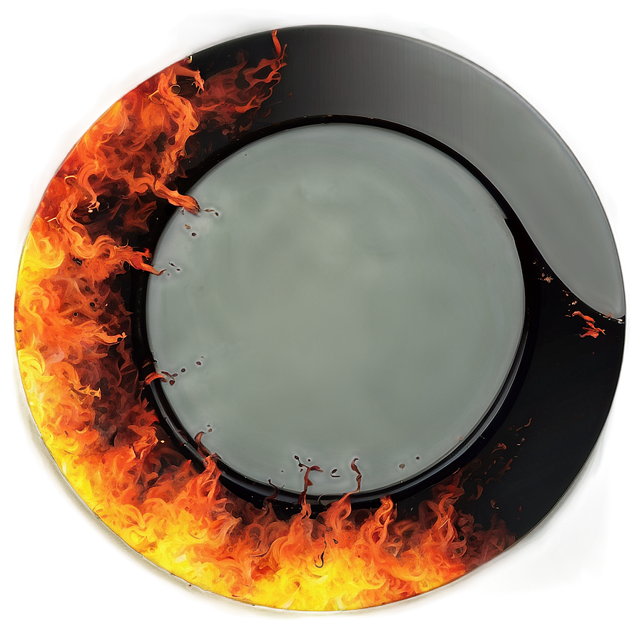 Scorched Circle Illustration Png 25