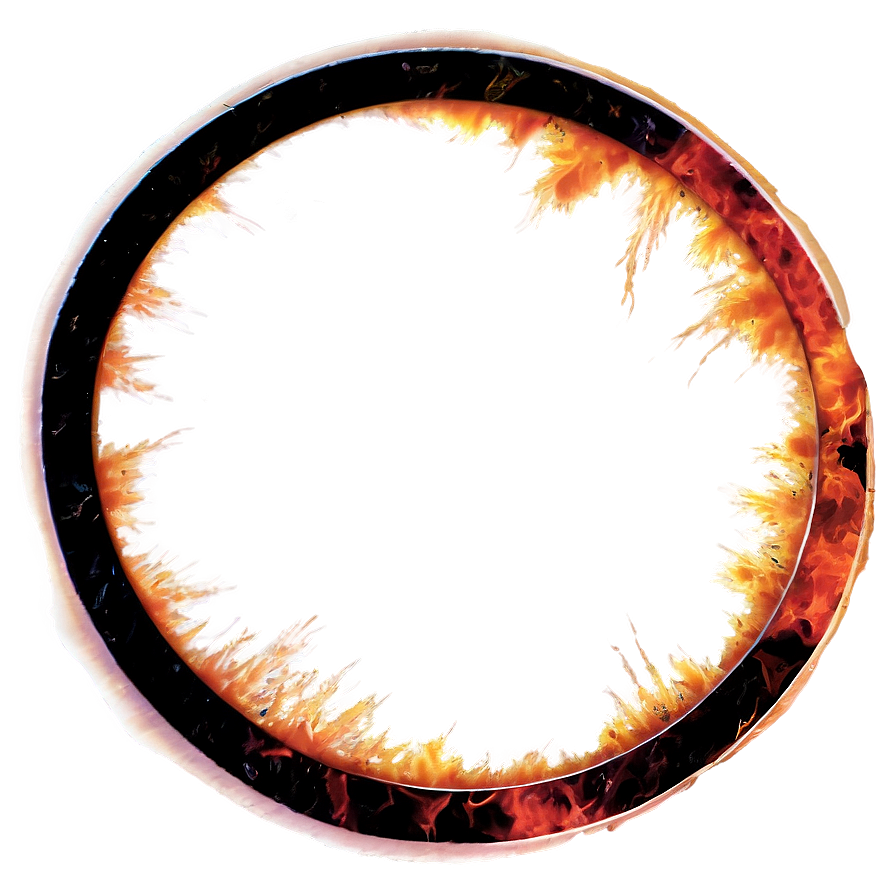 Scorched Circle Illustration Png Rwh68