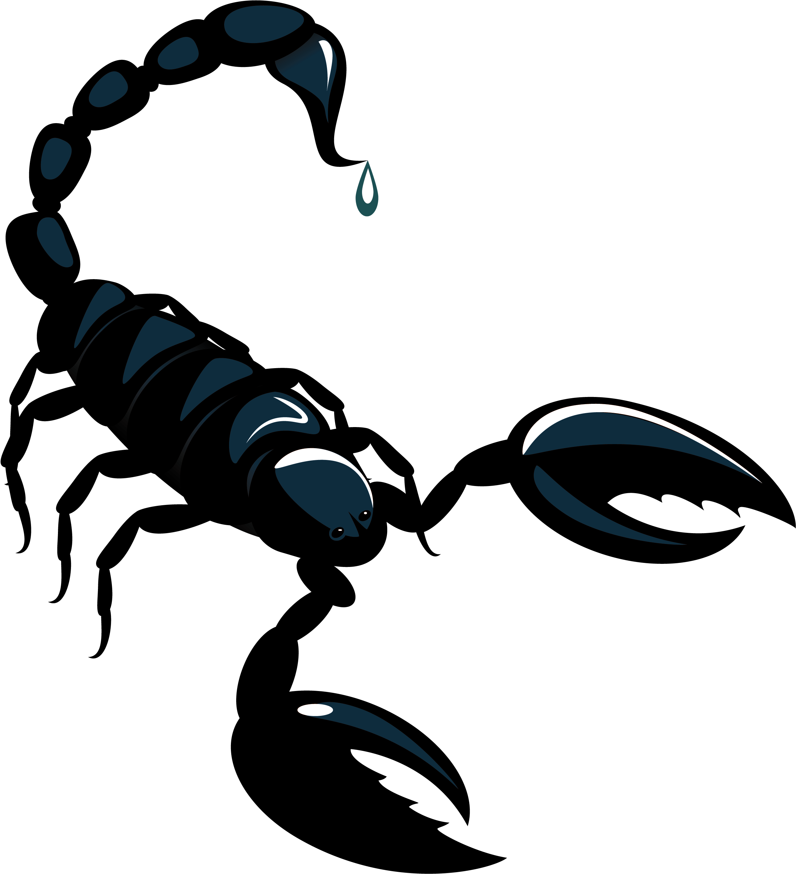 Scorpio Zodiac Sign Artwork PNG with transparent background