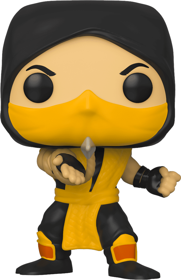 Scorpion Mortal Kombat Funko Pop, HD Png Download PNG with transparent background