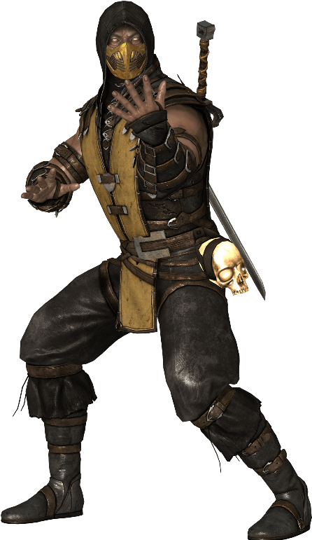 Scorpion Mortal Kombat X Png - Mortal Kombat Scorpion Png, Transparent Png PNG with transparent background