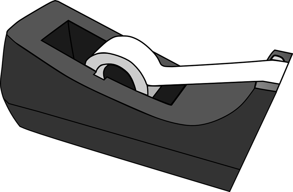 Scotch Tape Dispenser Illustration