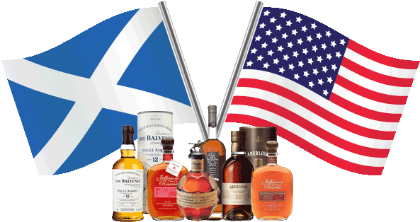 Scottish American Whiskey Selection