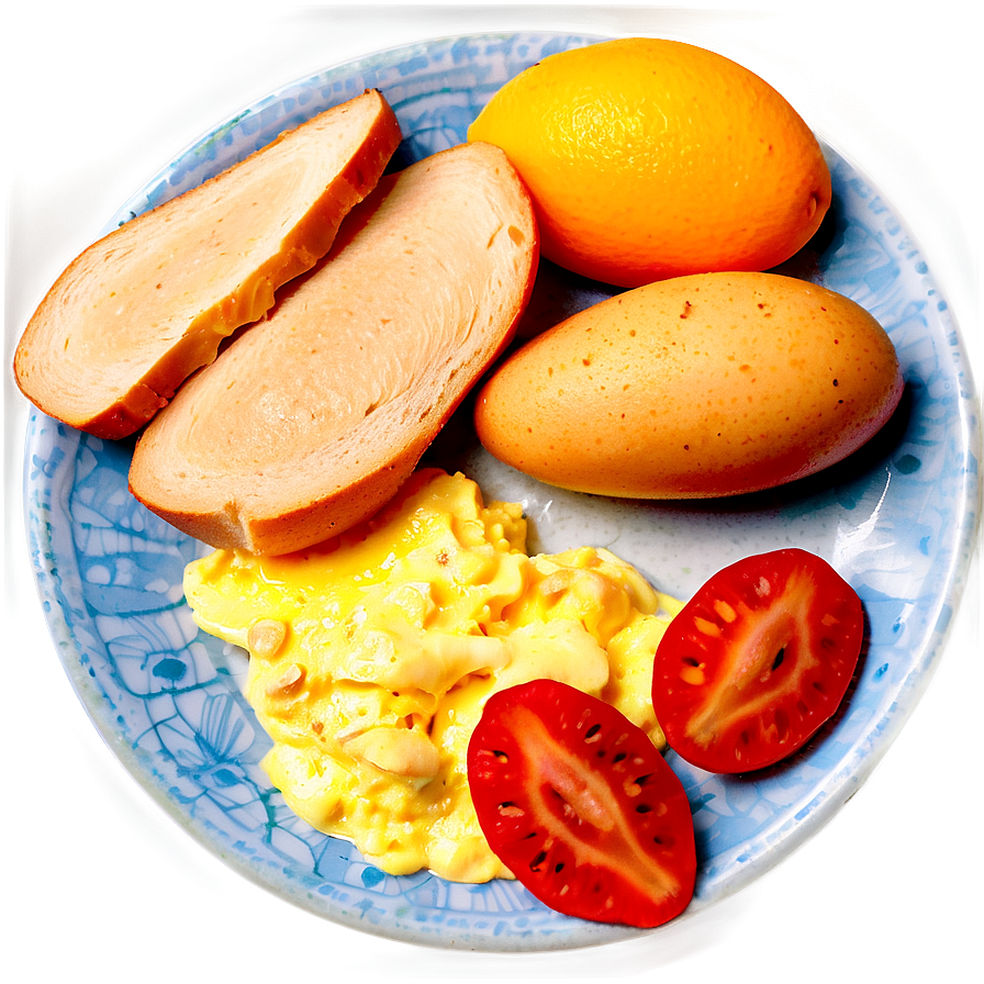 Scrambled Eggs Breakfast PNG 2 PNG with transparent background