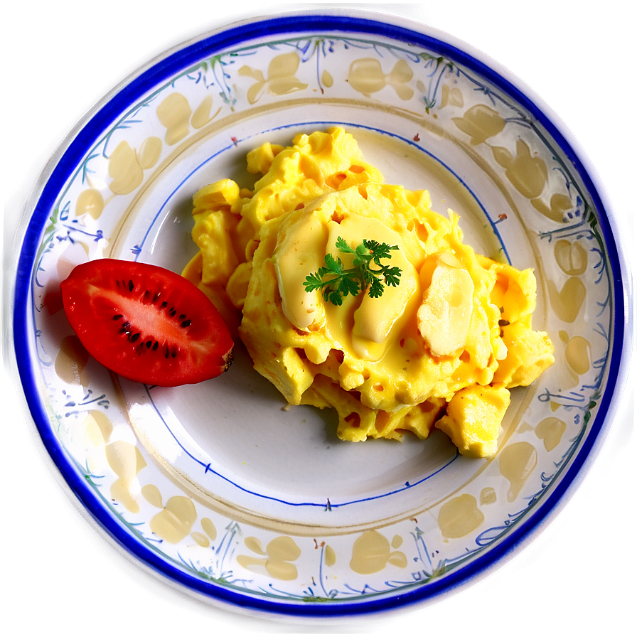 Scrambled Eggs Breakfast PNG 3 PNG with transparent background