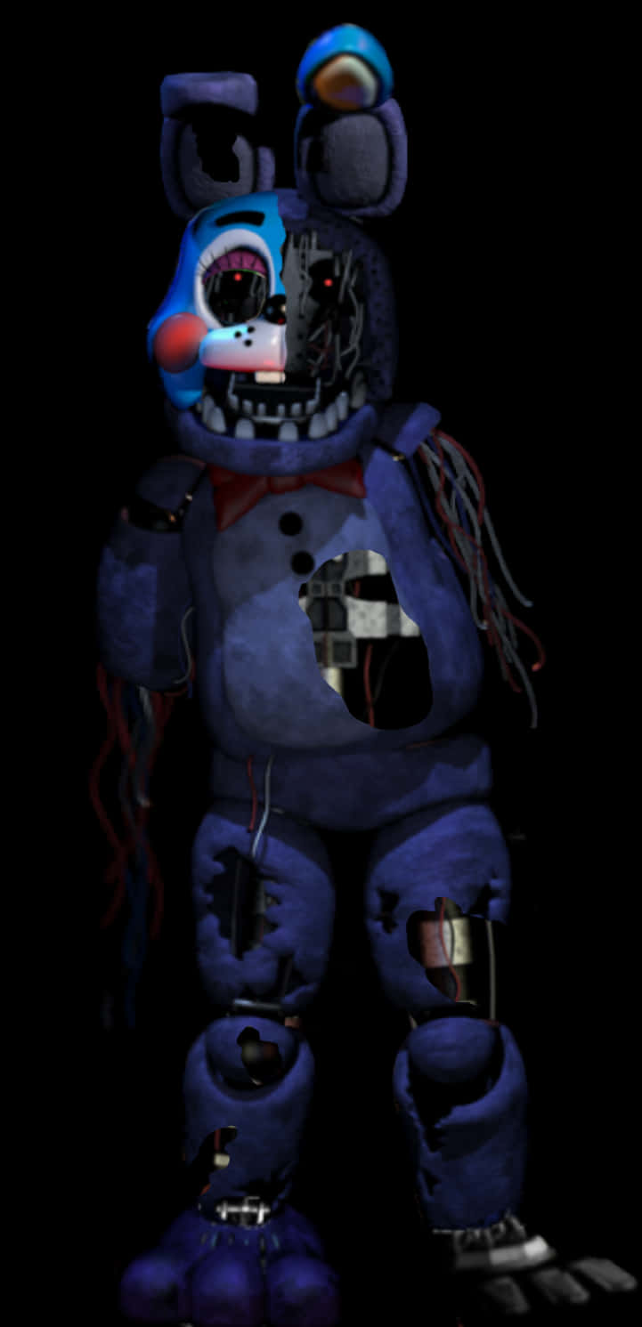 Scrap Bonnie V - Fnaf Ucn Withered Bonnie, HD Png Download PNG with transparent background