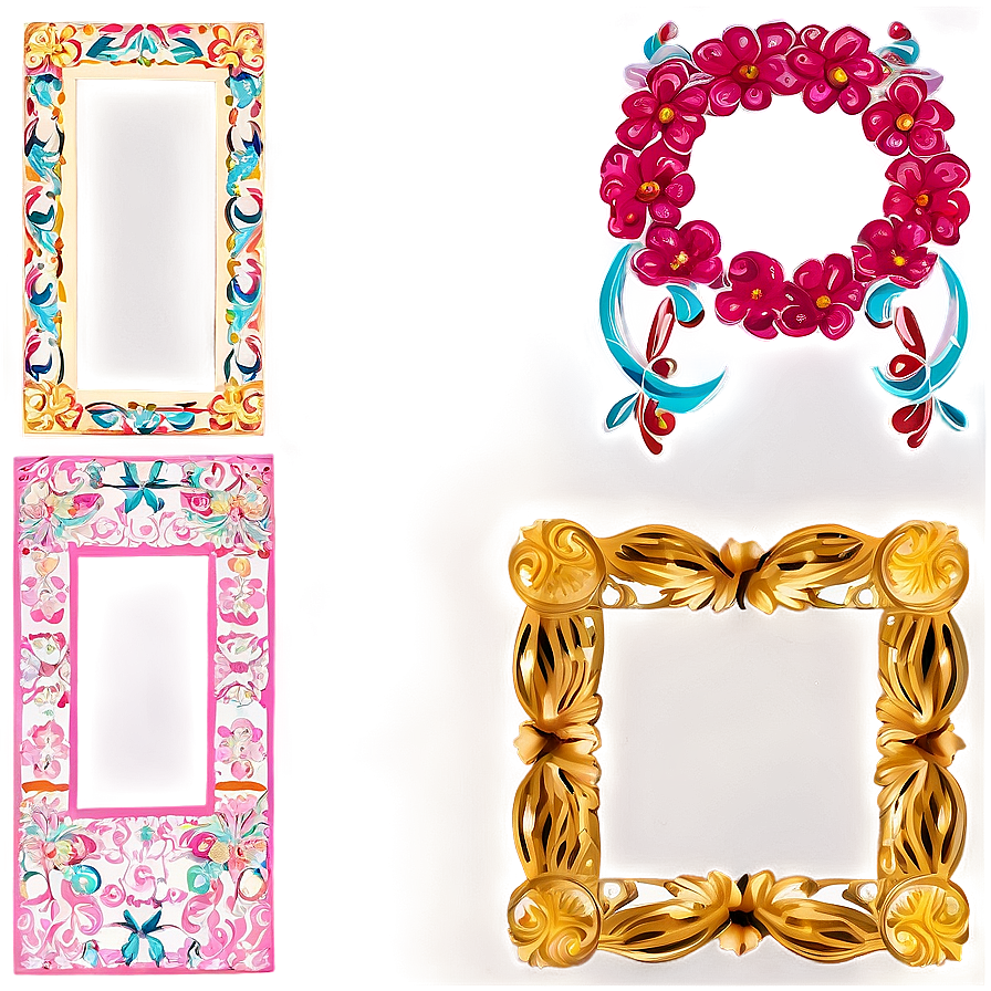 Scrapbook Frame Design Png 63