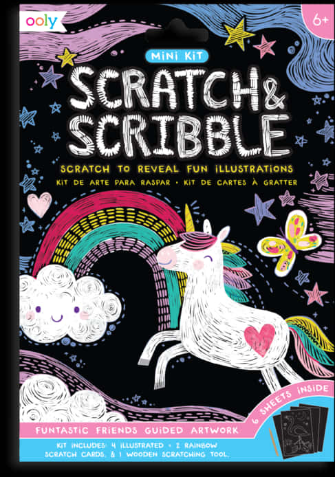 Scratchand Scribble Art Kit