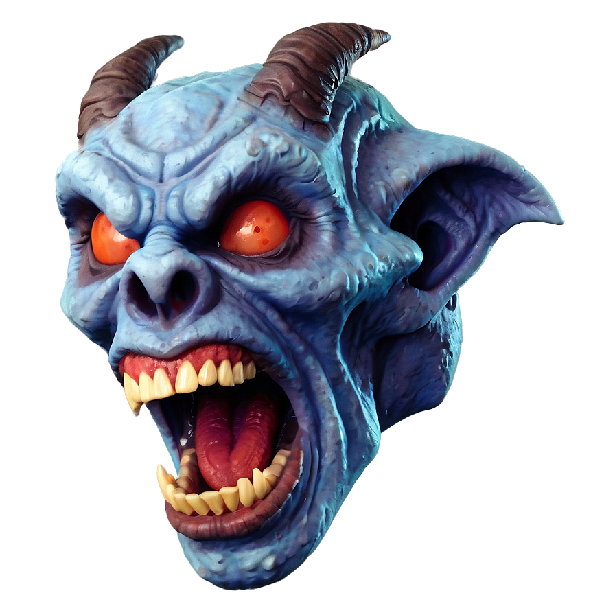 Screaming Demon Png 05062024