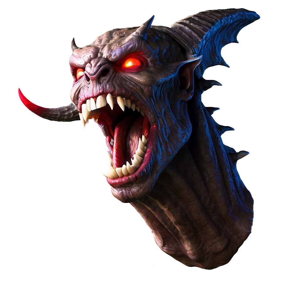 Screaming Demon Png Kmn5