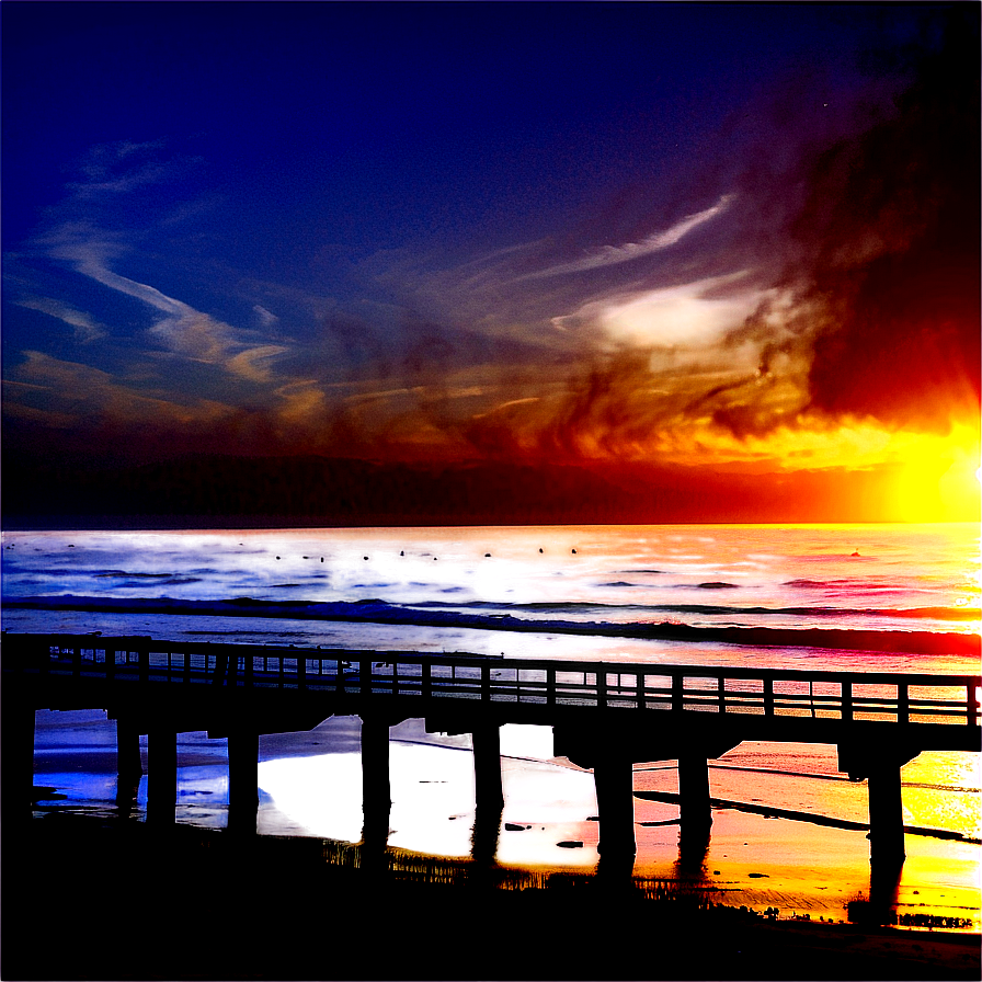 Scripps Pier La Jolla San Diego Png 06252024