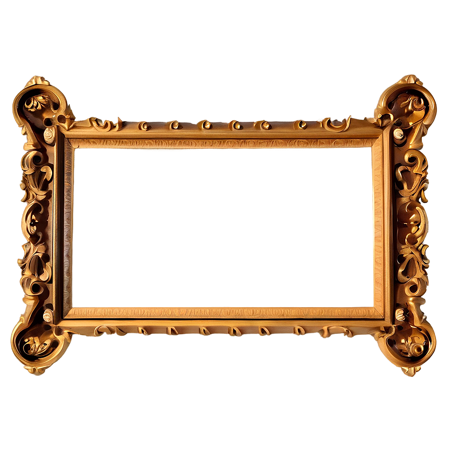 Scroll Picture Frame Png 05042024