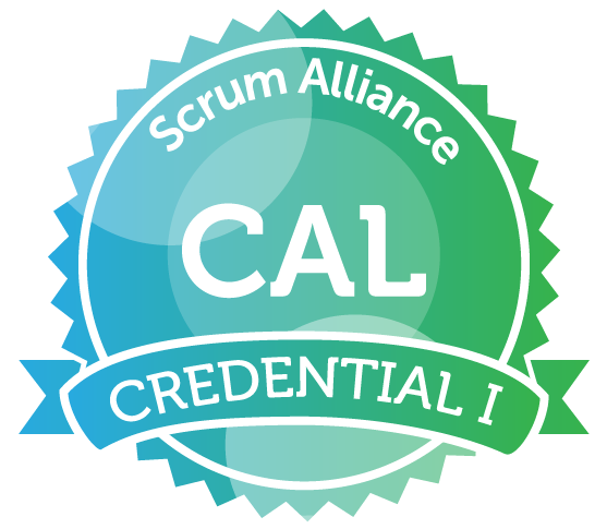 Scrum Alliance C A L Credential Badge PNG with transparent background