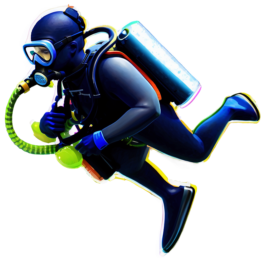 Scuba Diver Action PNG 93 PNG with transparent background