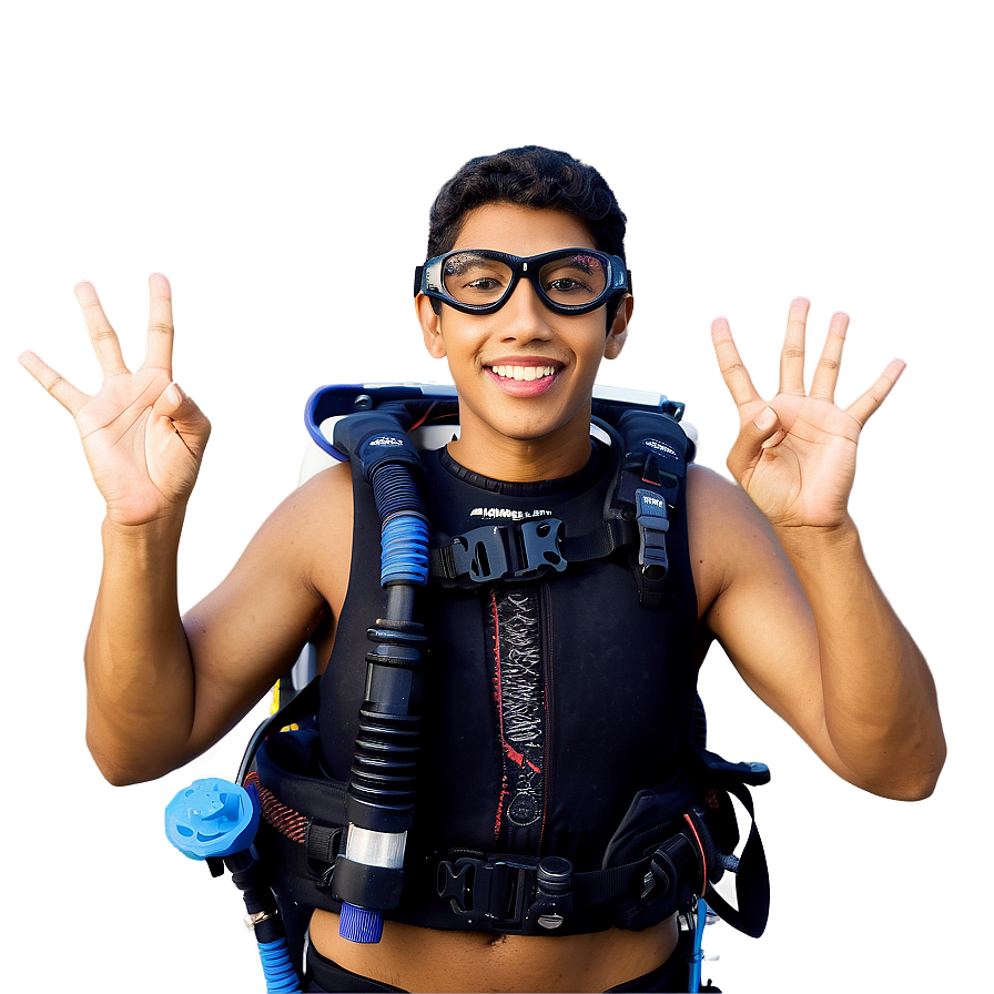 Scuba Diving Hand Signals Png Esk96