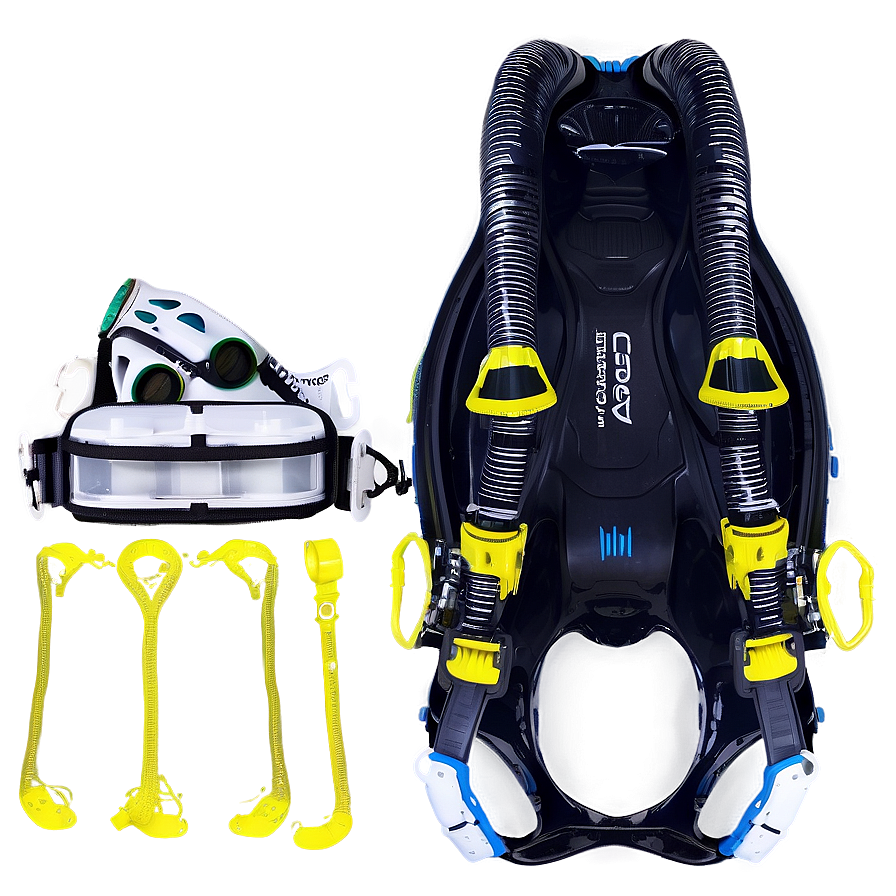 Scuba Gear Essentials PNG 06252024 PNG with transparent background