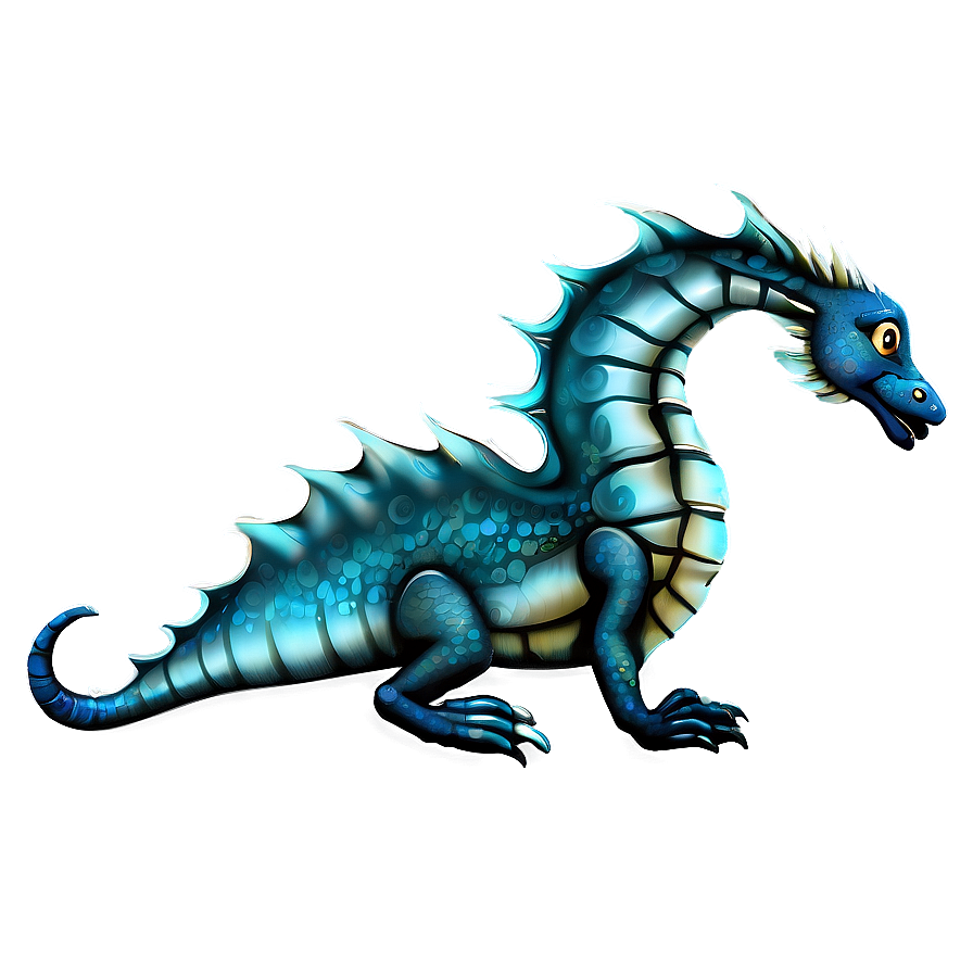 Sea Dragon Illustration Png 05032024