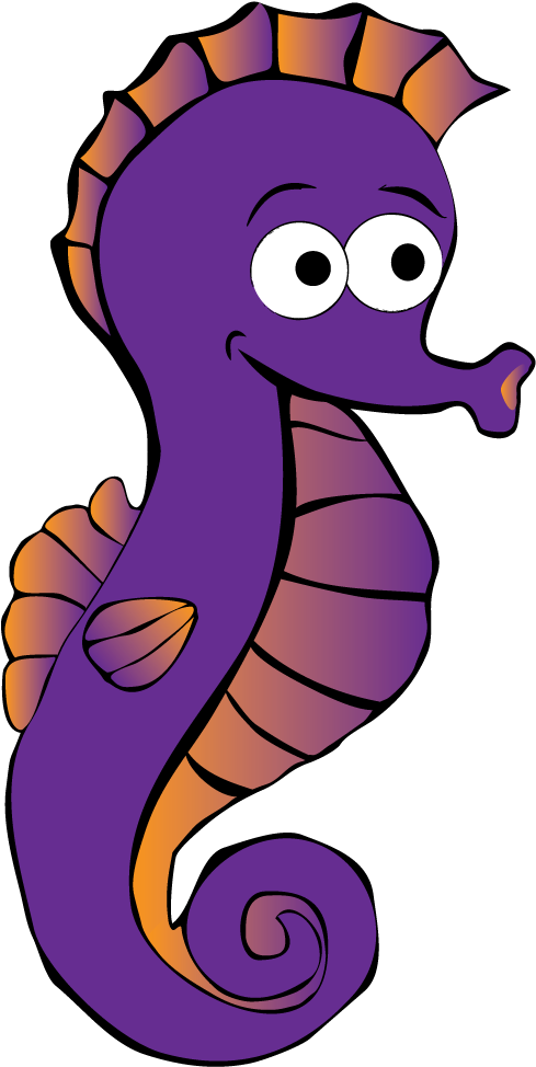 Sea Horse Cartoon Png, Transparent Png PNG with transparent background
