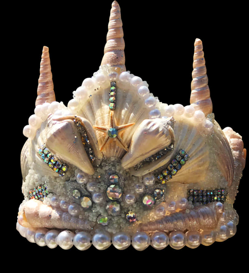 Sea Inspired Jeweled Princess Crown