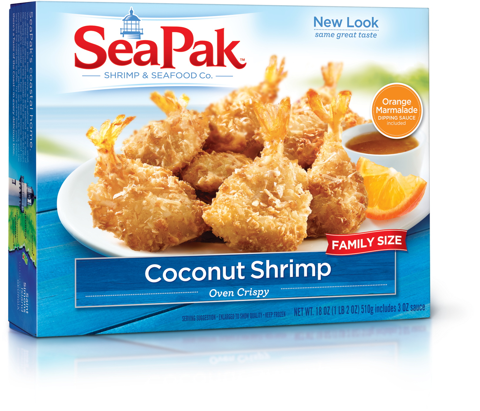 Sea Pak Coconut Shrimp Packaging