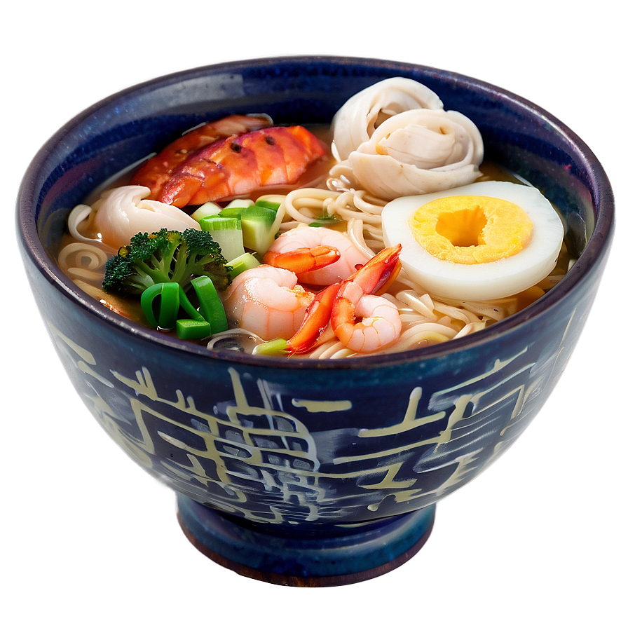 Seafood Ramen Bowl Png Scj92