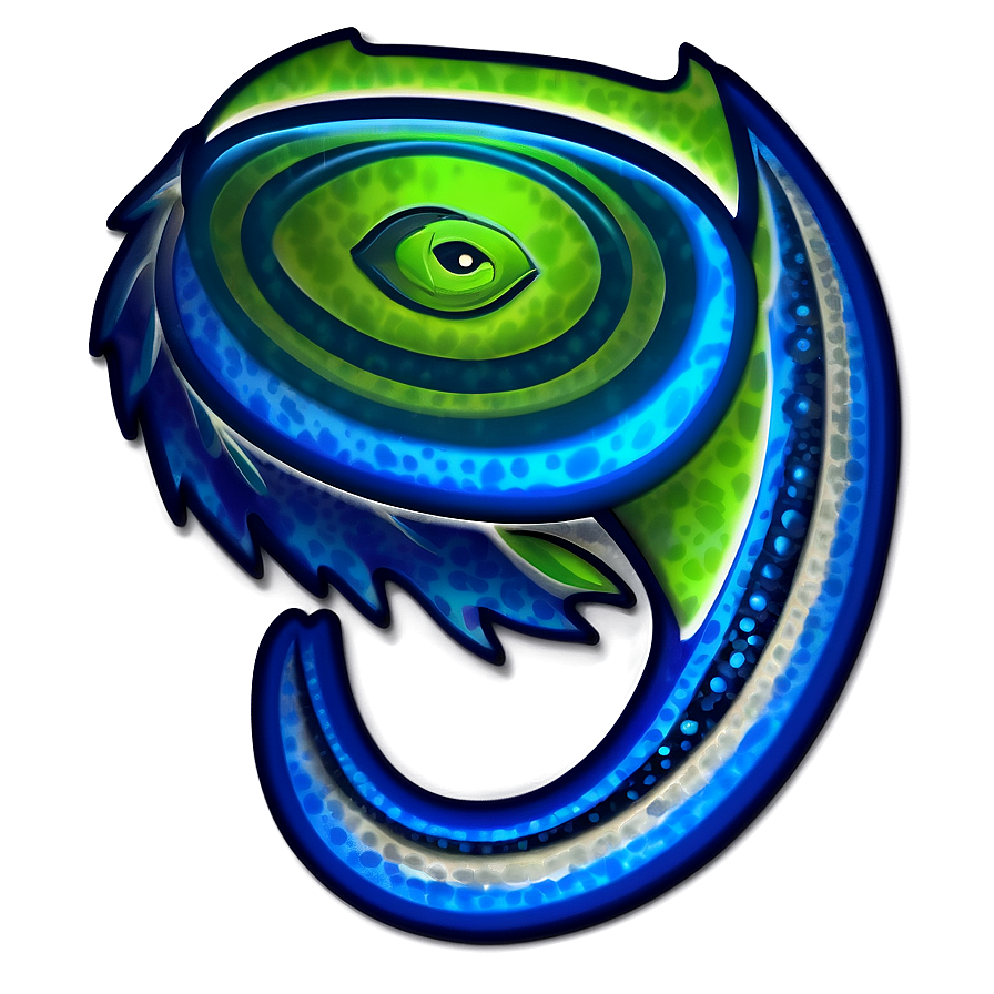 Seahawks Logo With Glowing Edges Png Tyc