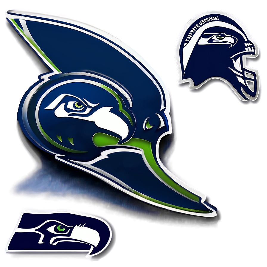 Seahawks Logo With Gradient Fill Png 73