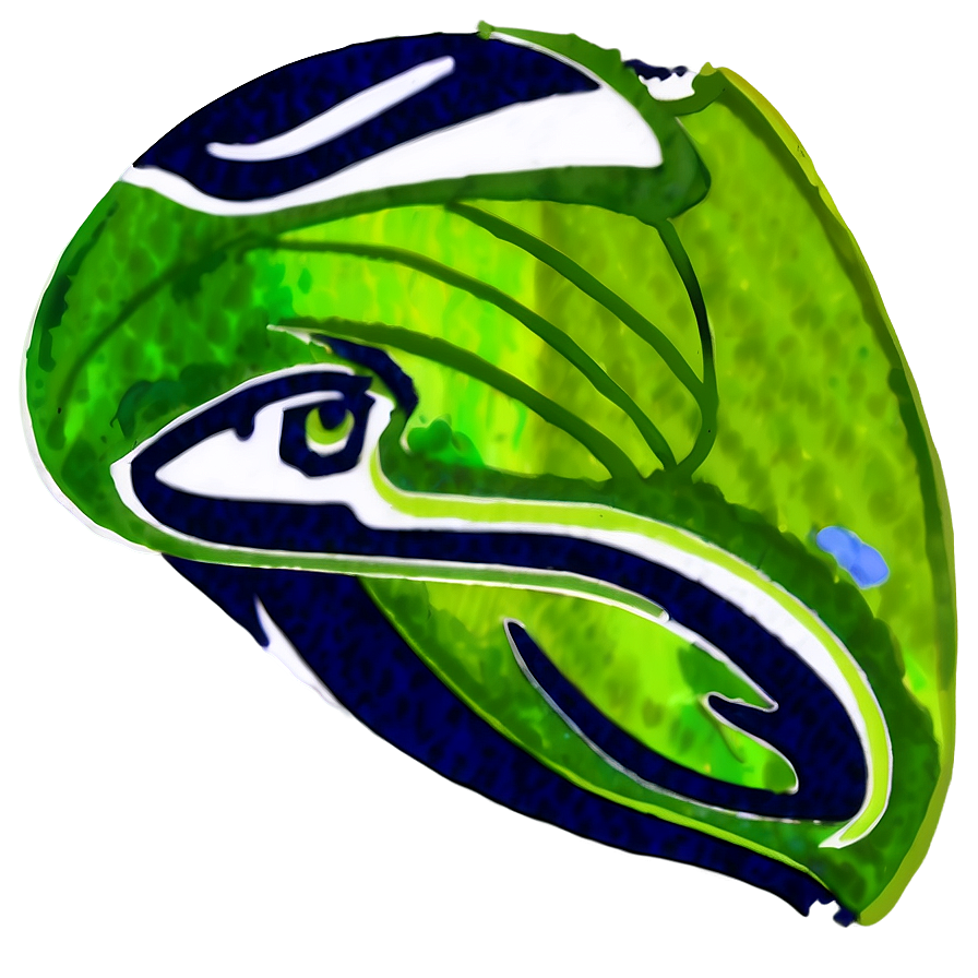 Seahawks Logo With Watercolor Effect Png Nkj