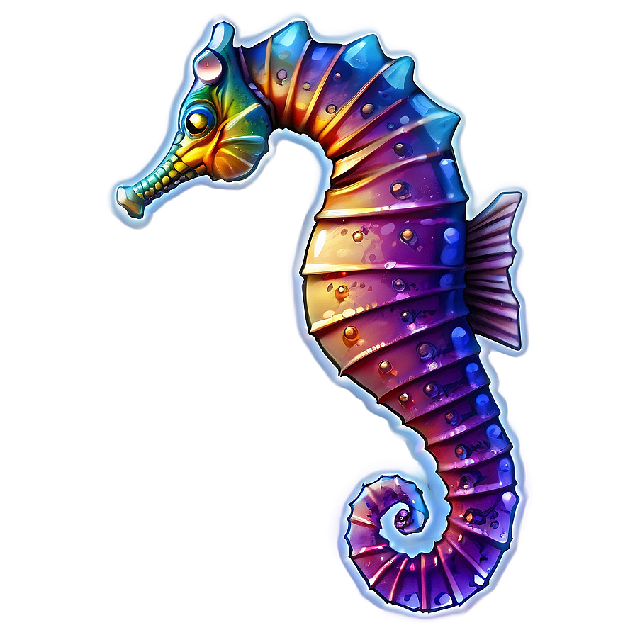 Seahorse Emoji Png 06112024