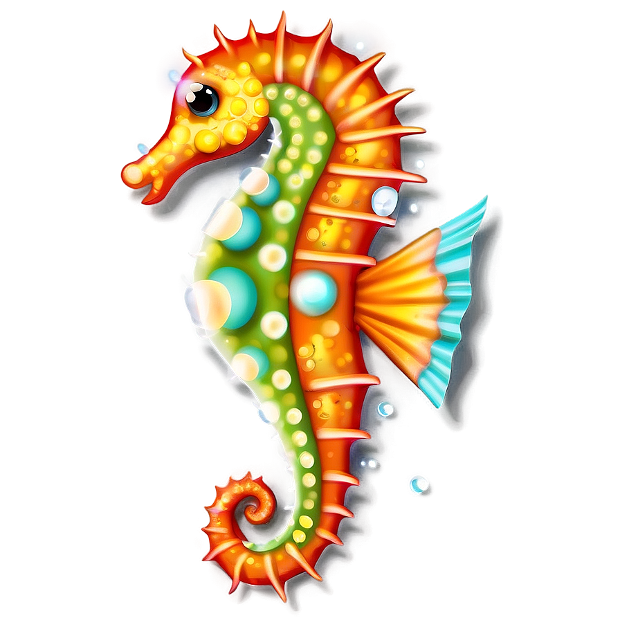 Seahorse Fantasy PNG 06112024 PNG with transparent background