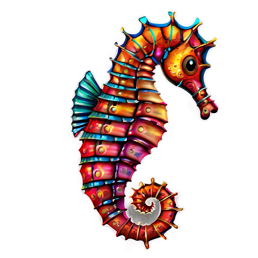 Seahorse Fantasy PNG ktl PNG with transparent background