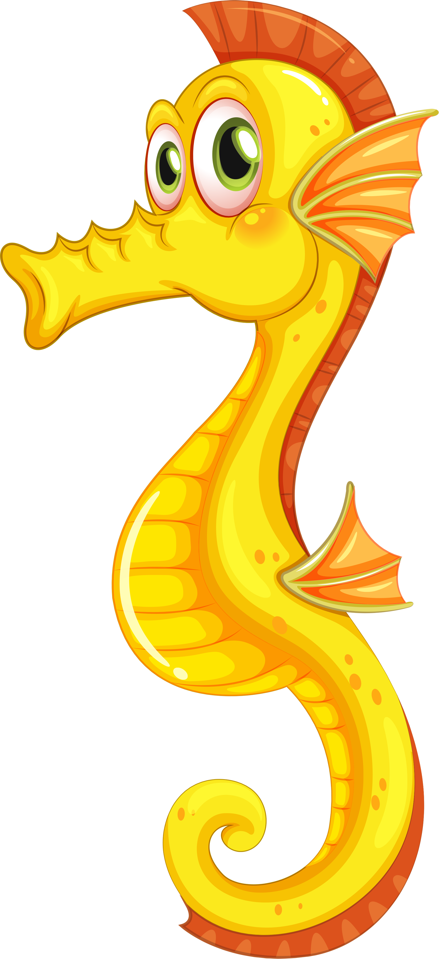 Seahorse Png - Seahorse Cartoon Transparent Background, Png Download PNG with transparent background