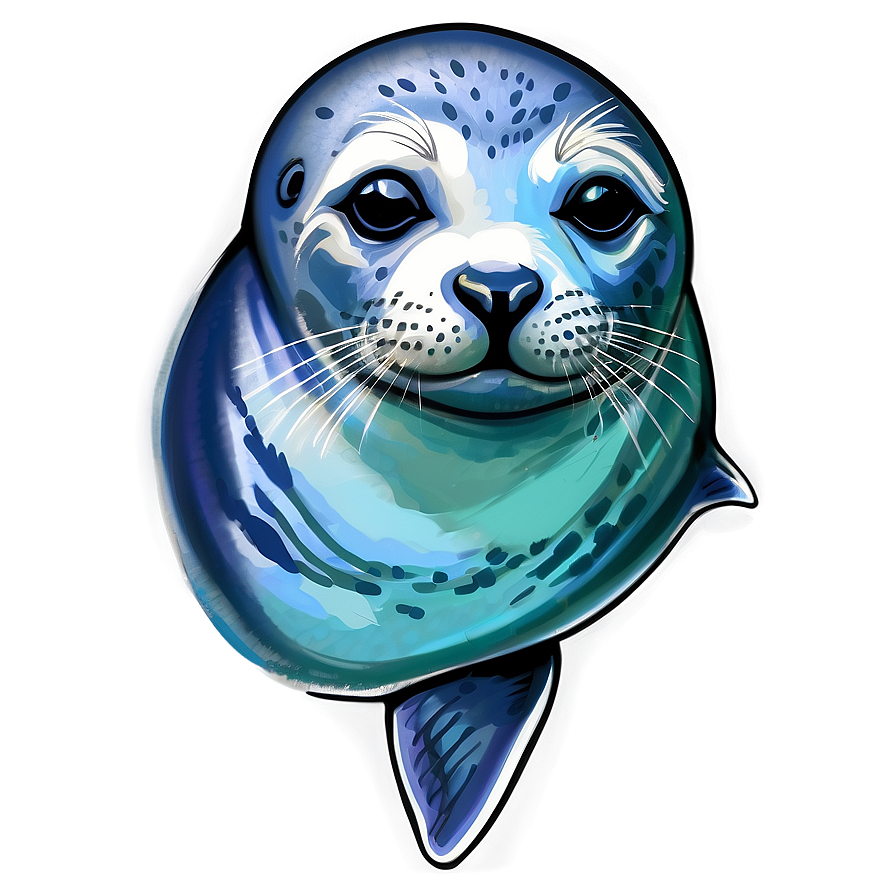 Seal Sketch Png Kos23