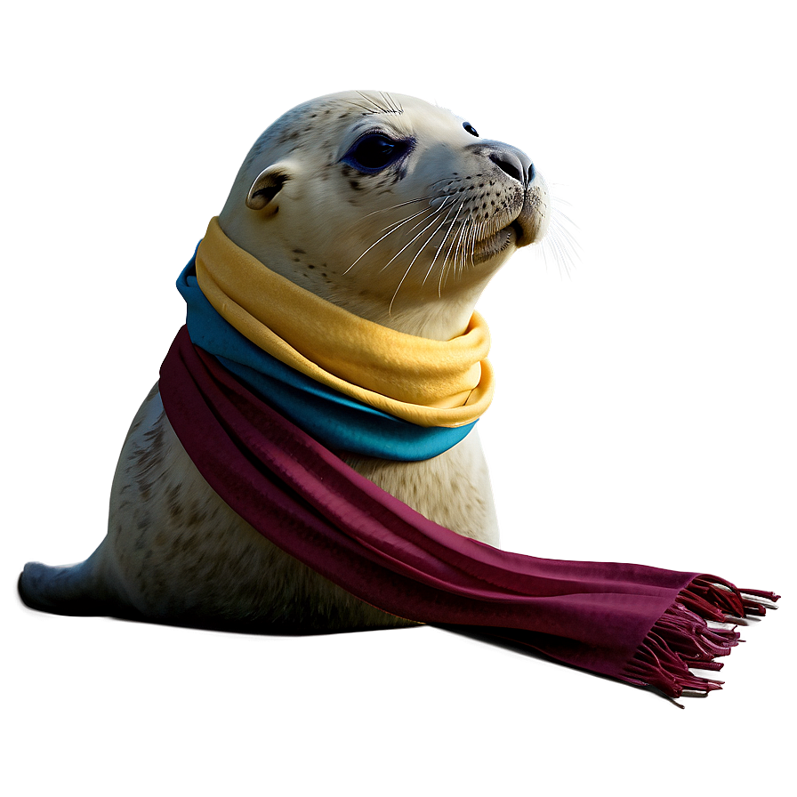 Seal With Scarf Png Kel53