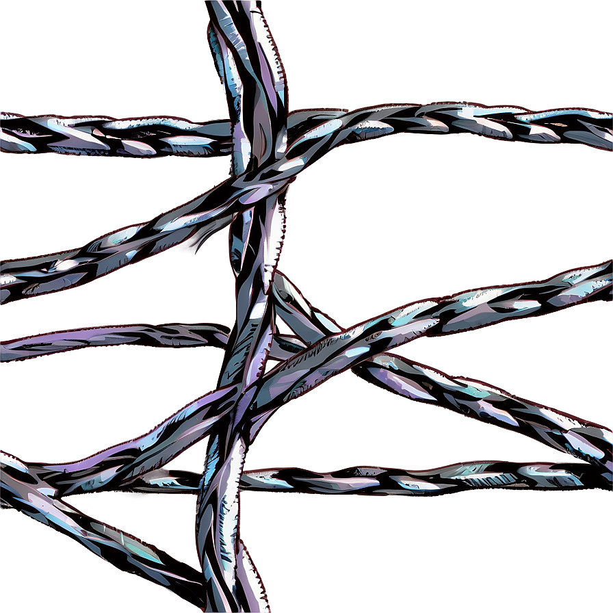 Seamless Barbwire Pattern Png 05252024