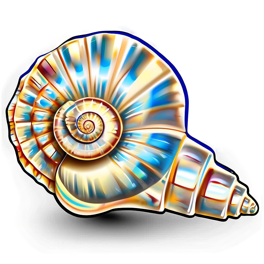 Seashell Vector Art Png 05242024