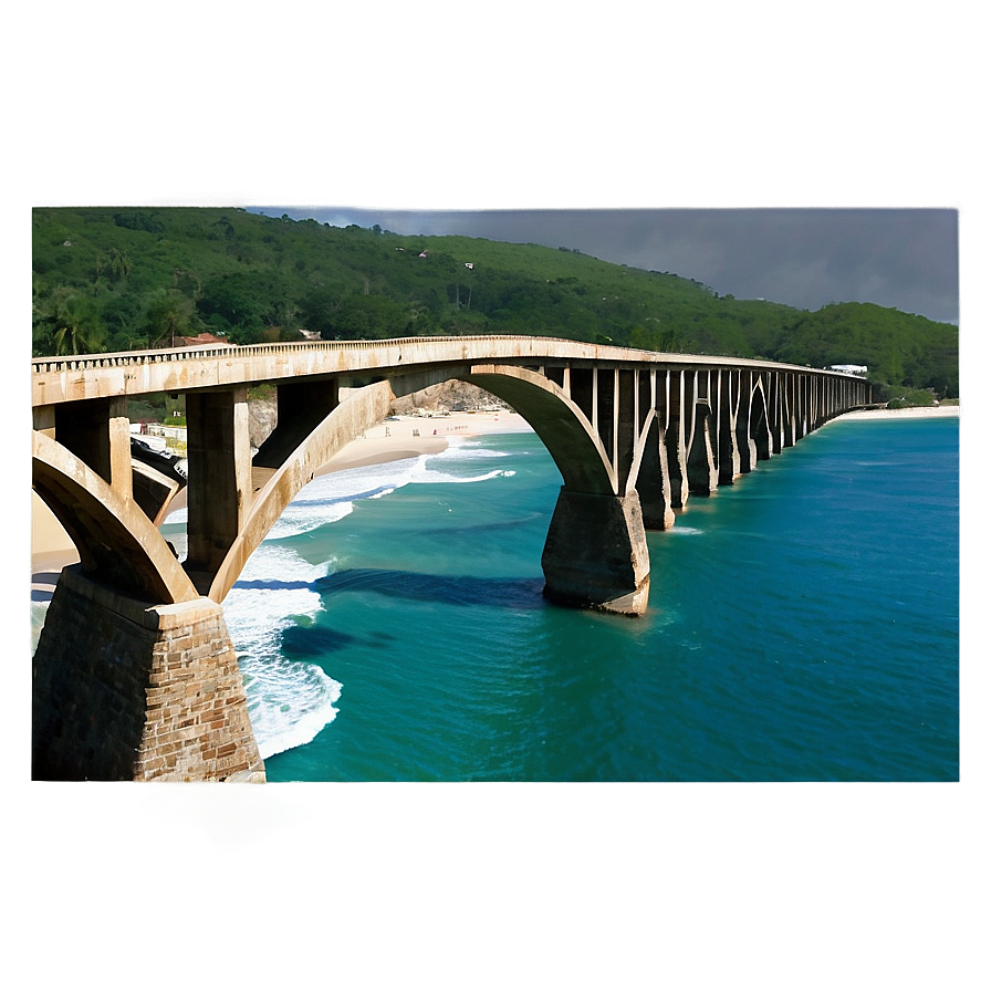 Seaside Coastal Bridge Png 05242024