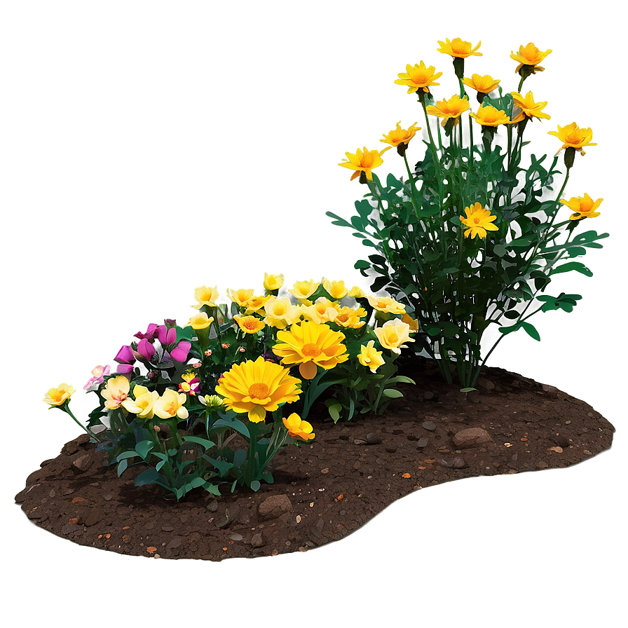 Seasonal Flower Bed Png 79