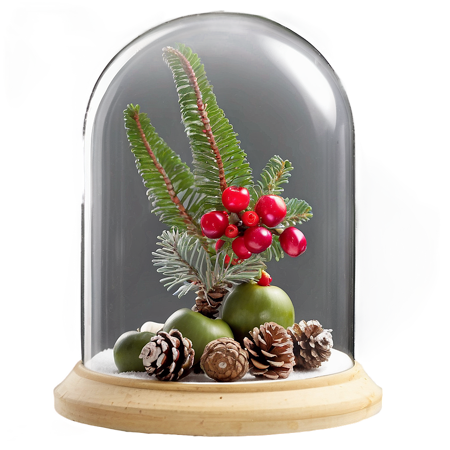 Seasonal Glass Dome Display Png 22