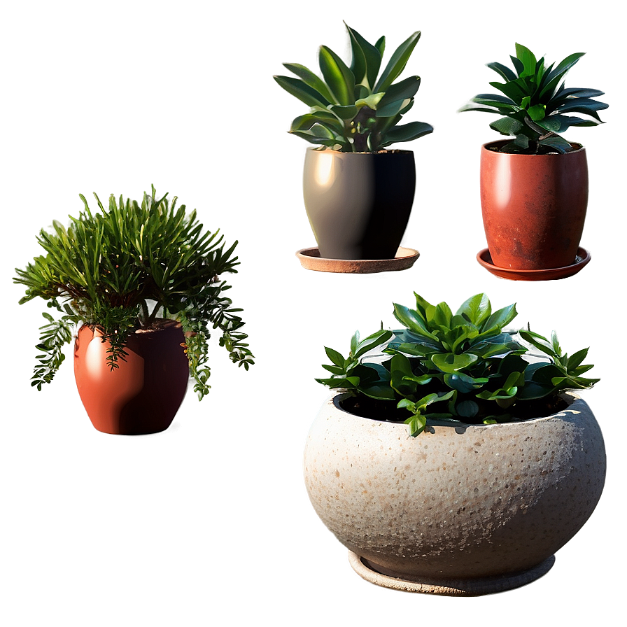 Seasonal Potted Plants Png Xve71