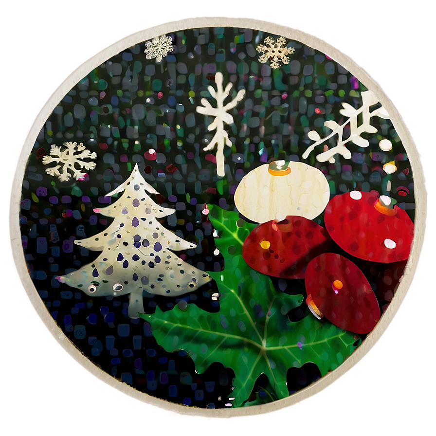 Seasonal Round Sticker Png Mbn