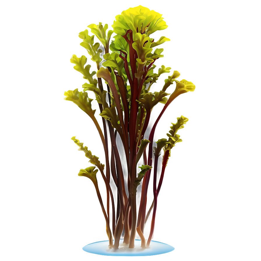 Seaweed In Aquarium Setting Png Bsk2