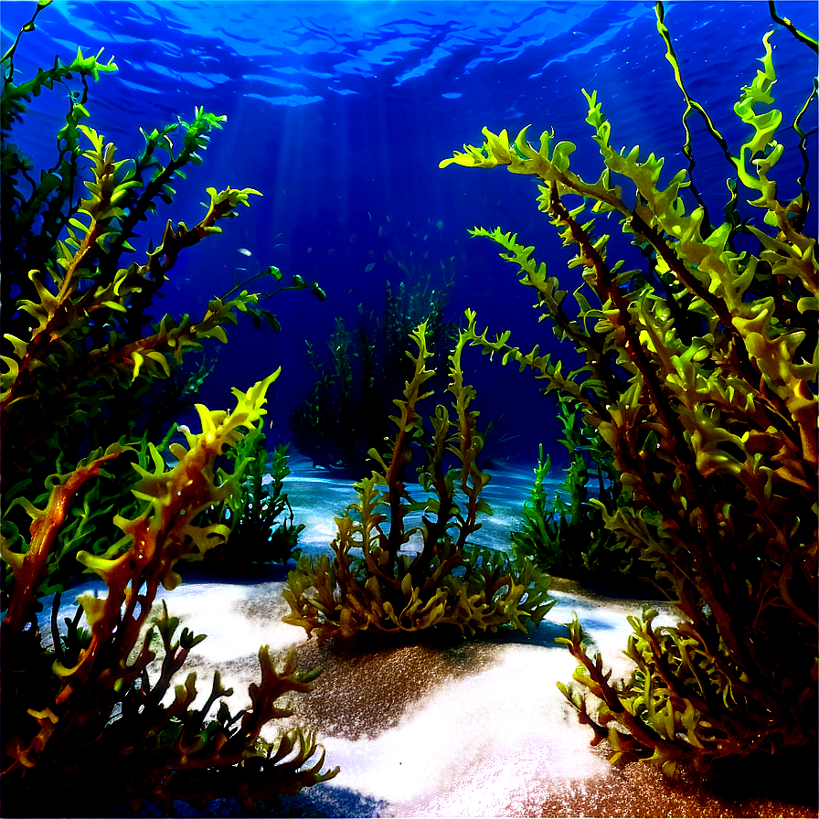 Seaweed On Ocean Floor Png Lkx55