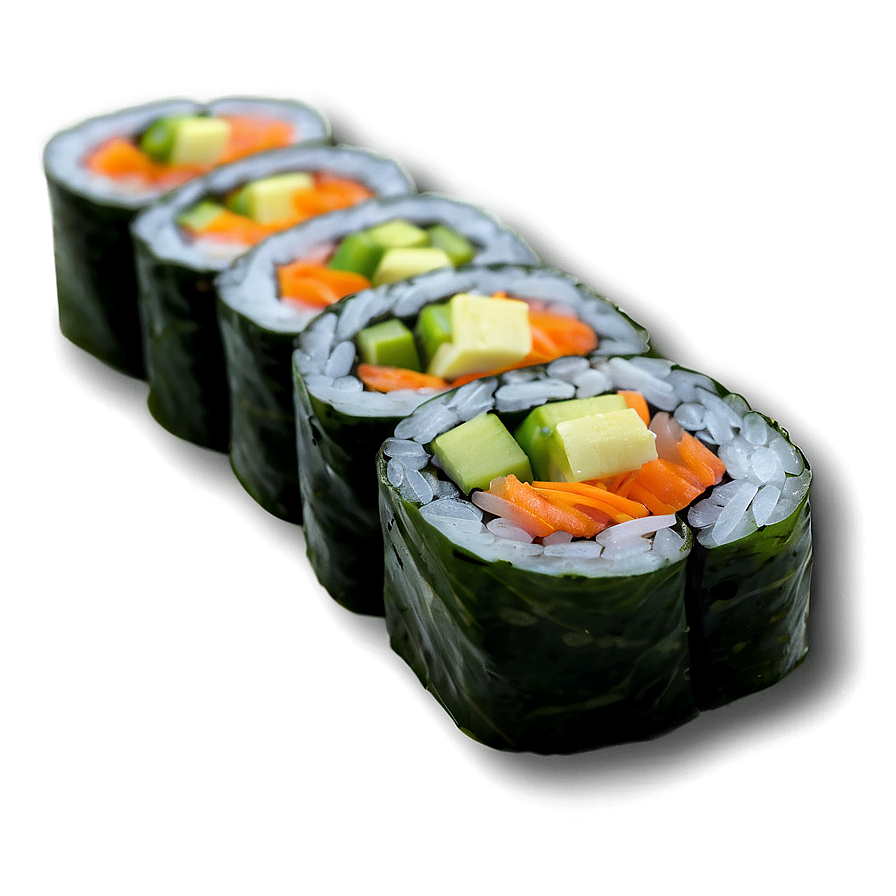 Seaweed Sushi Roll Png 06282024