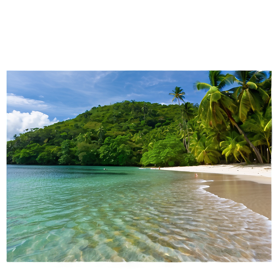 Secluded Beach Escape Png Hjk58