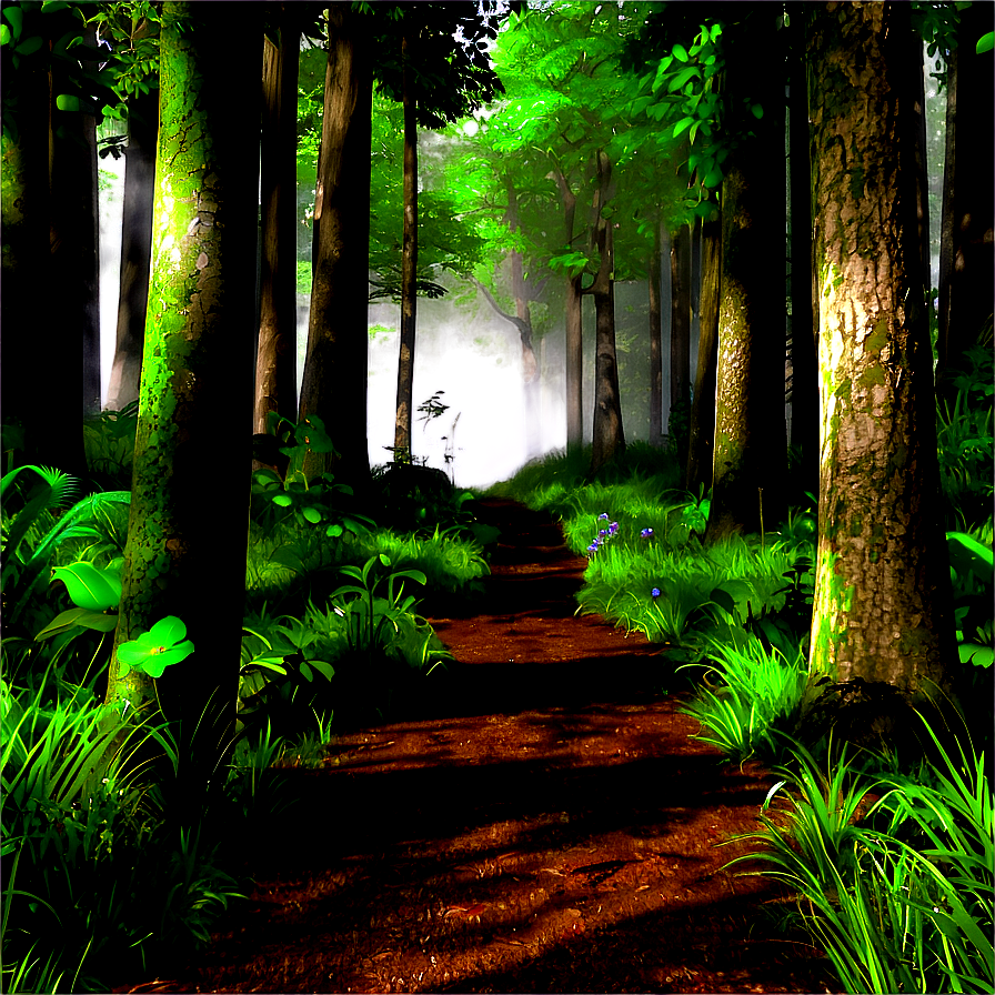 Secluded Woodland Path PNG 81 PNG with transparent background